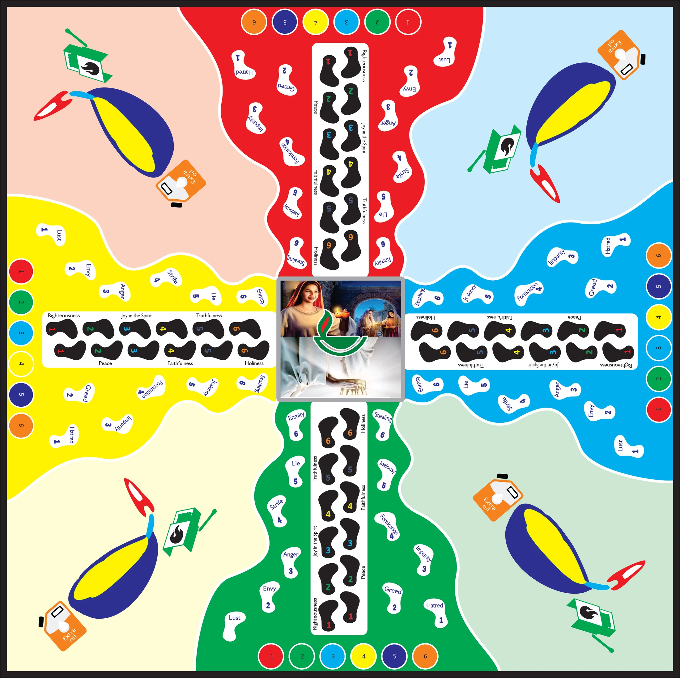 Path and Feet customised Christian game design for Scripture Union