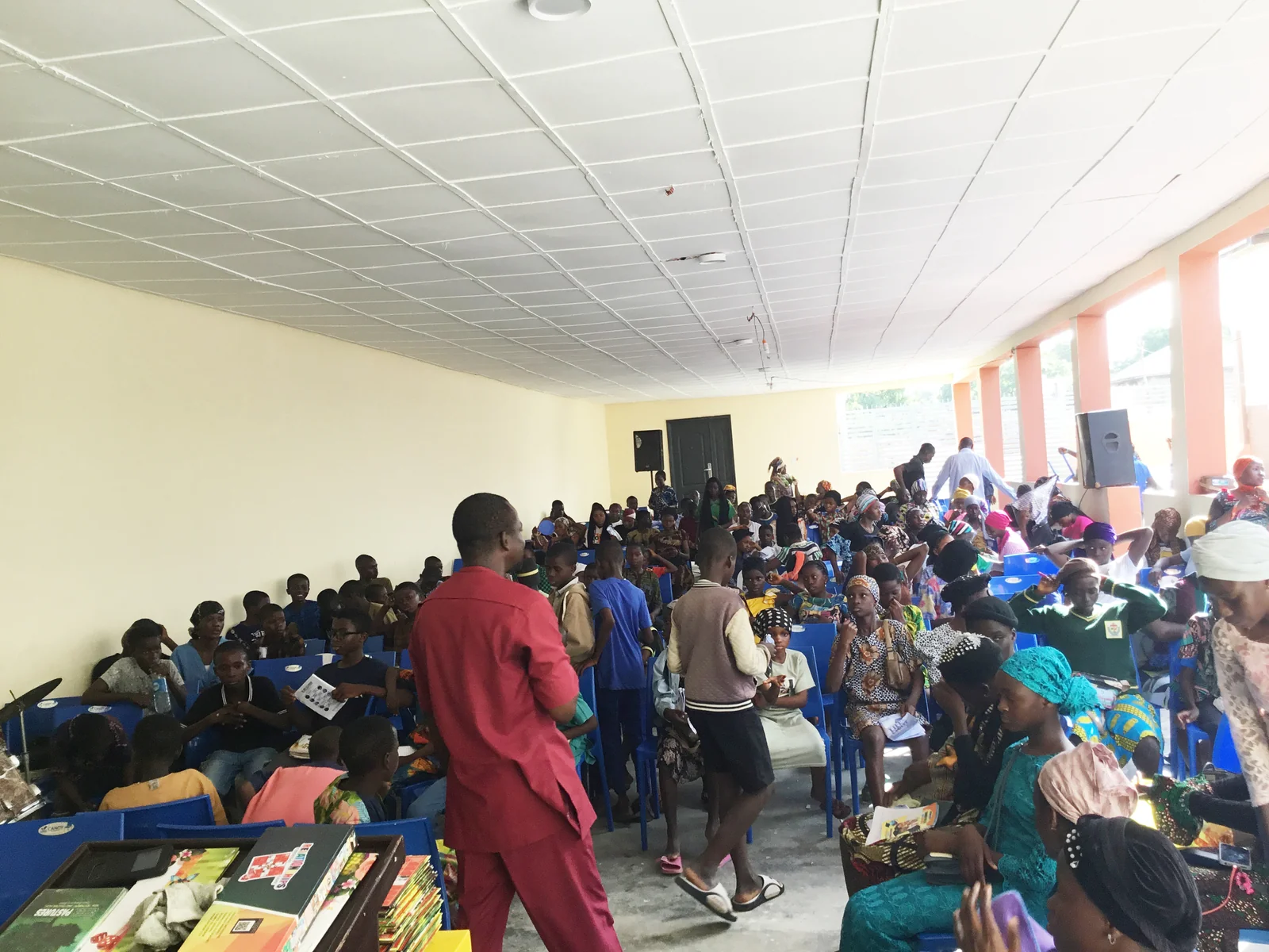 At the Teenagers camp meeting of EBC Ogbomoso for games fellowship.jpg