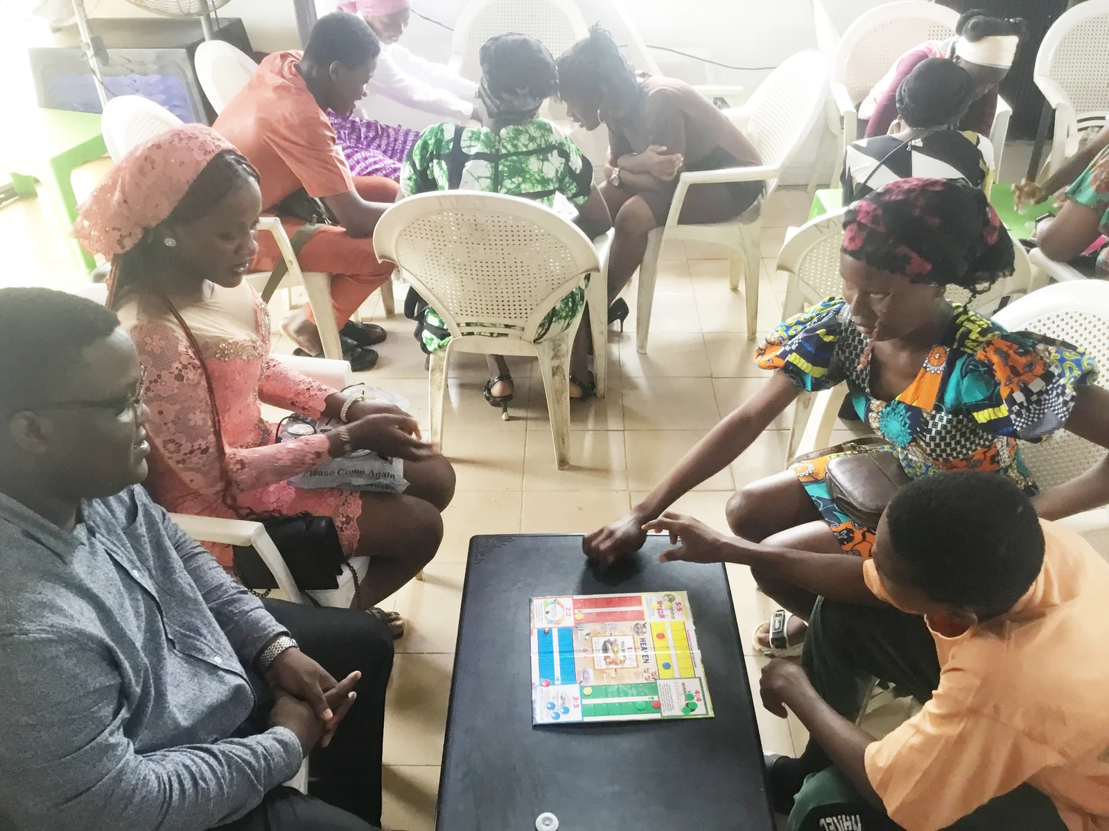 Teenagers gaming at Owode BC, Ogbomoso.jpg