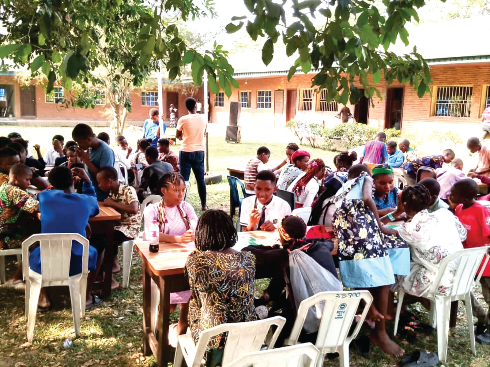 Teenagers of Redeemed Christian Church of God in a games session.jpg