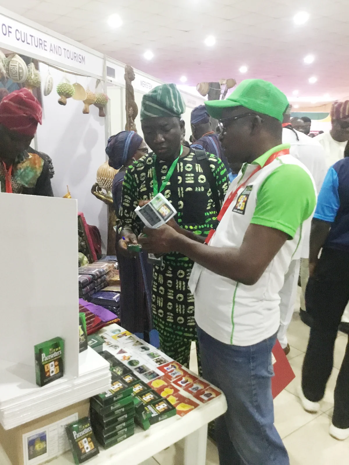 Visitors at our exhibition stand in Oyo Tourism summit.jpg