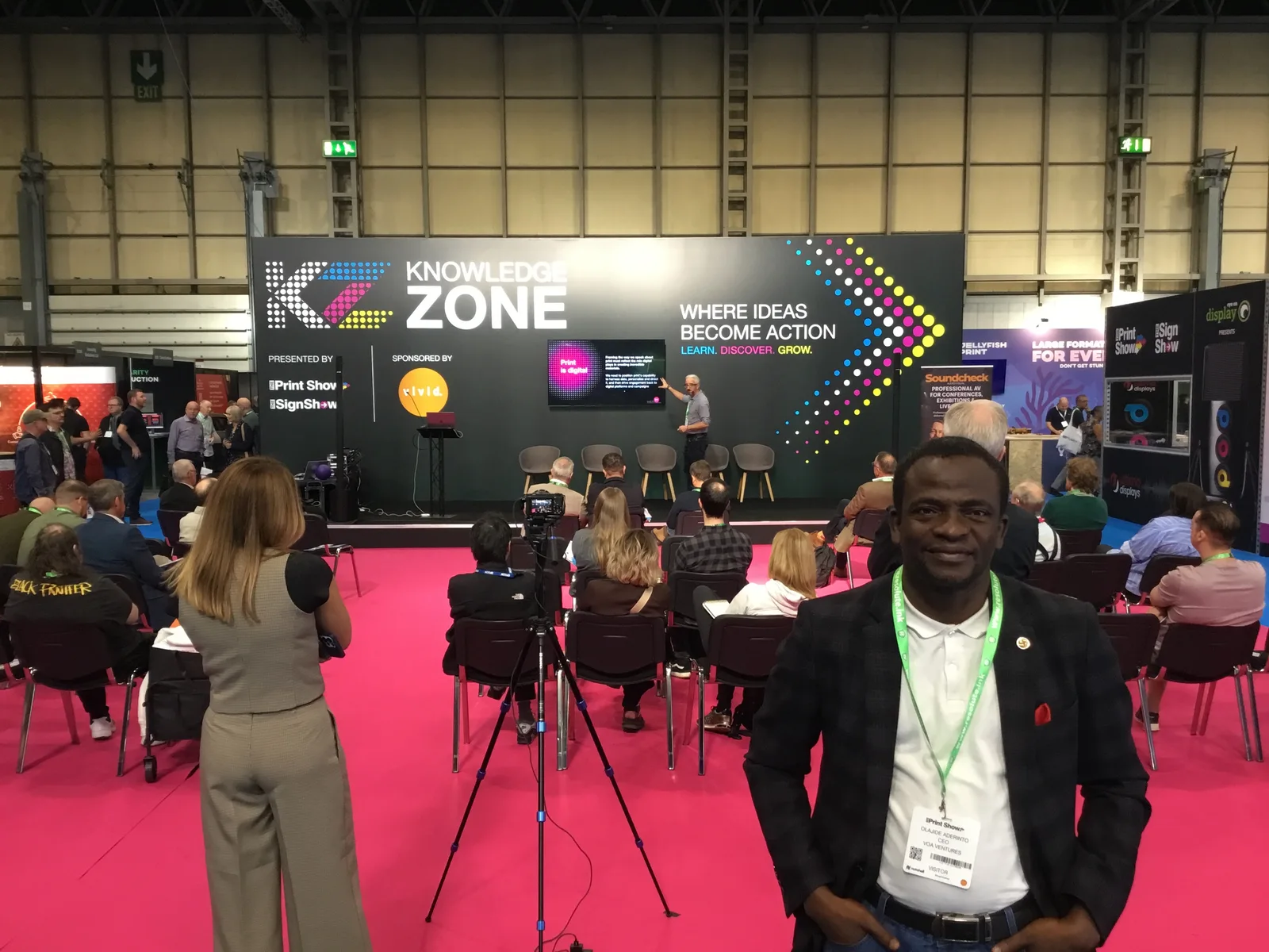 An interactive session at The Print Show 2026 at the NEC in Birmingham.
