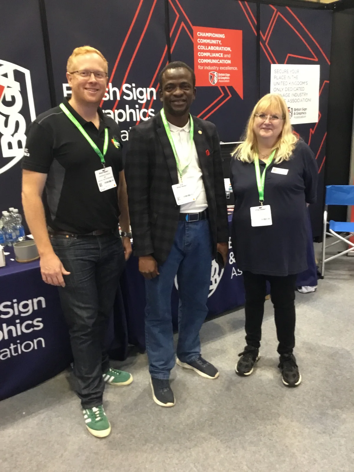 With Graphics Arts Association, England, at The Print Show 2026 in Birmingham.