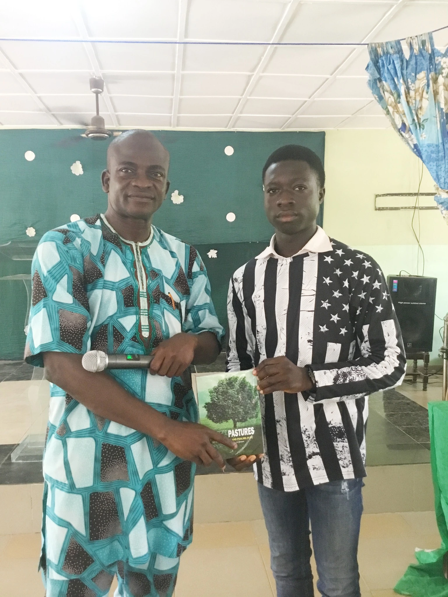 Beneficiary of free Green Pastures Bible distribution