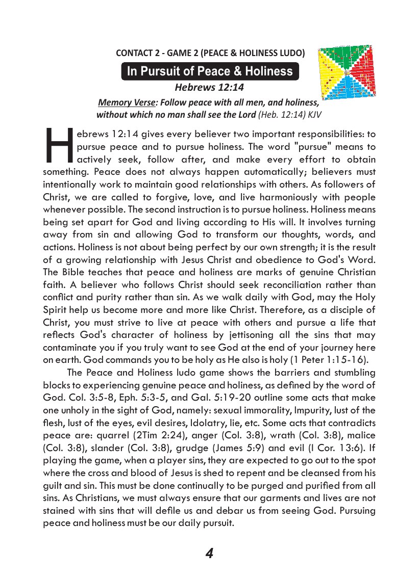 Christian Foundation course, page 5 of 12