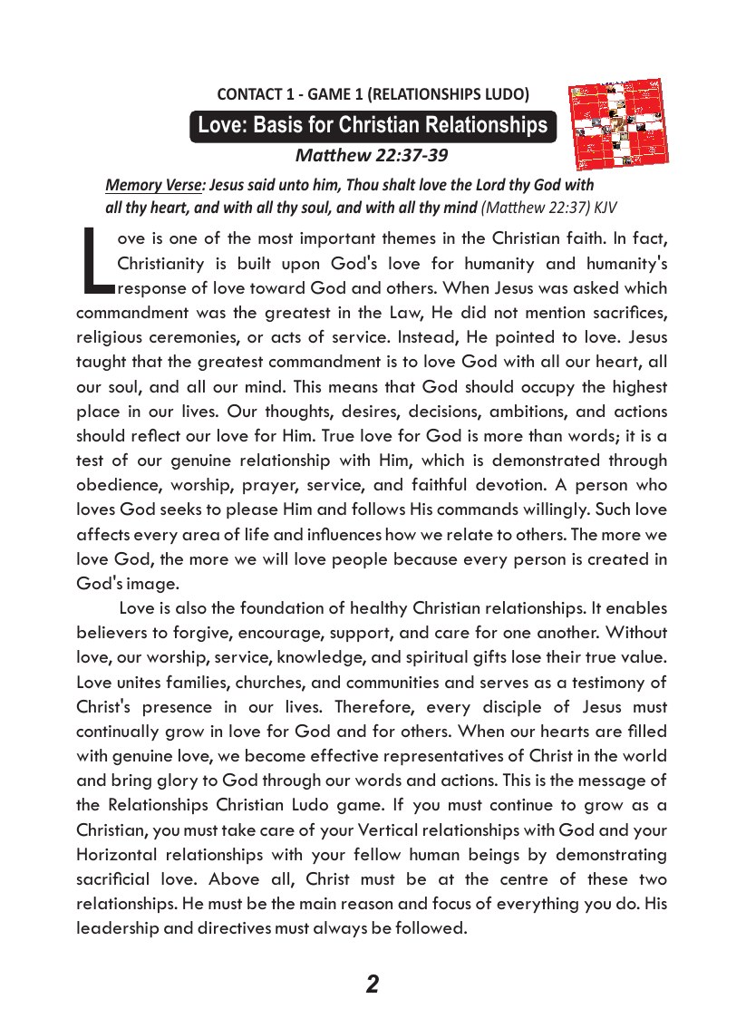 Christian Growth course, page 3 of 12