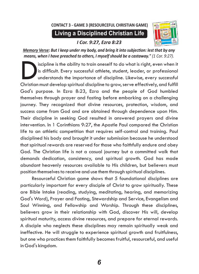 Christian Growth course, page 7 of 12
