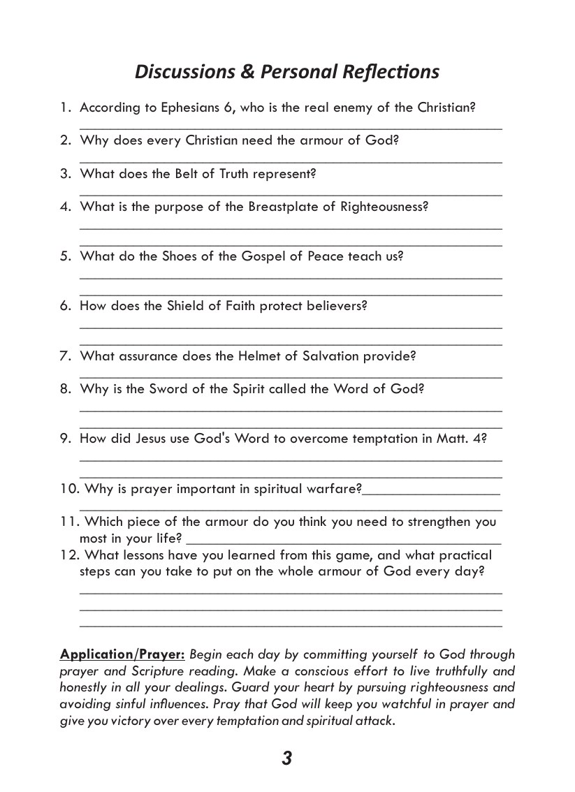 Christian Empowerment course, page 4 of 10