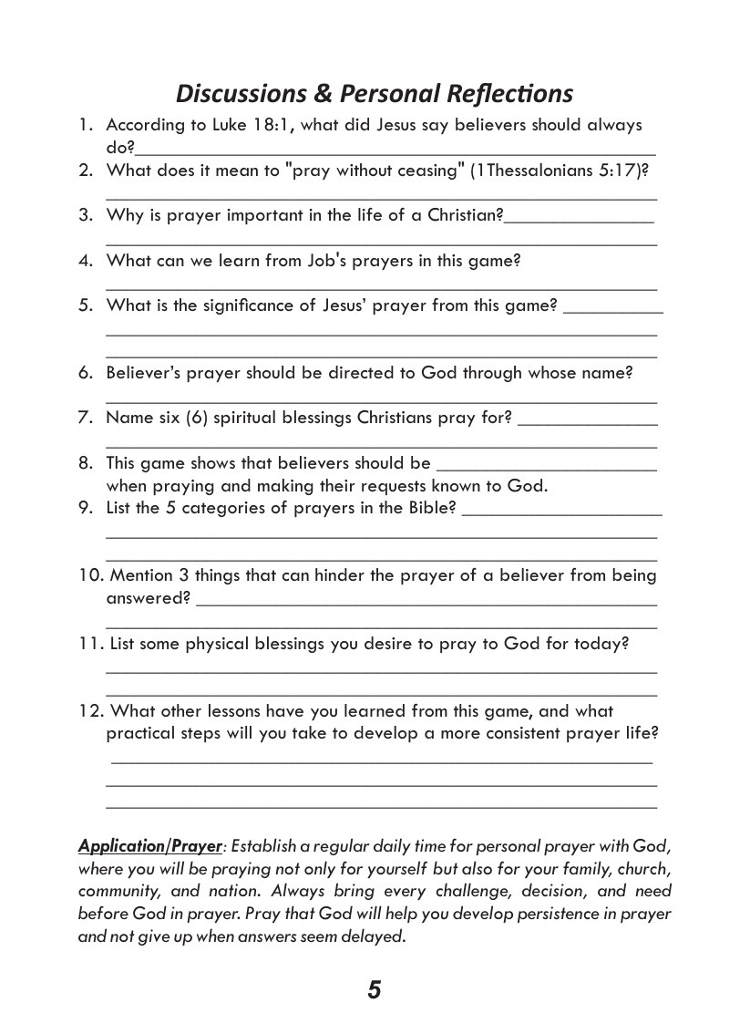 Christian Empowerment course, page 6 of 10