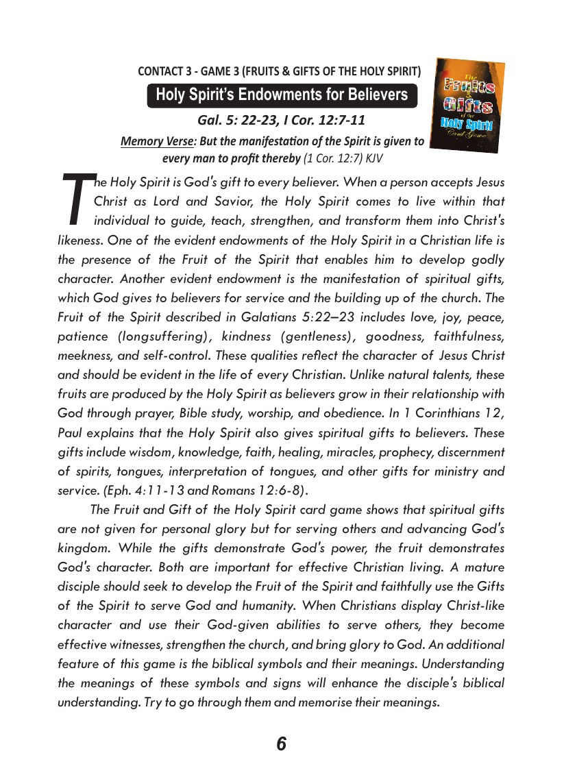 Christian Empowerment course, page 7 of 10