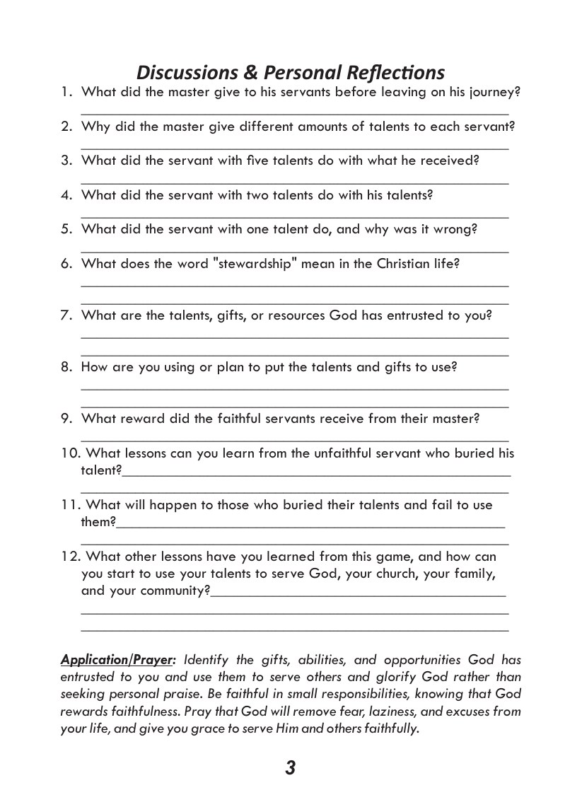 Christian Service course, page 4 of 10