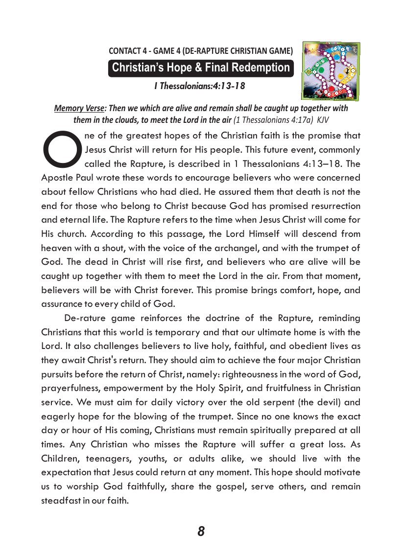 Christian Hope course, page 9 of 12