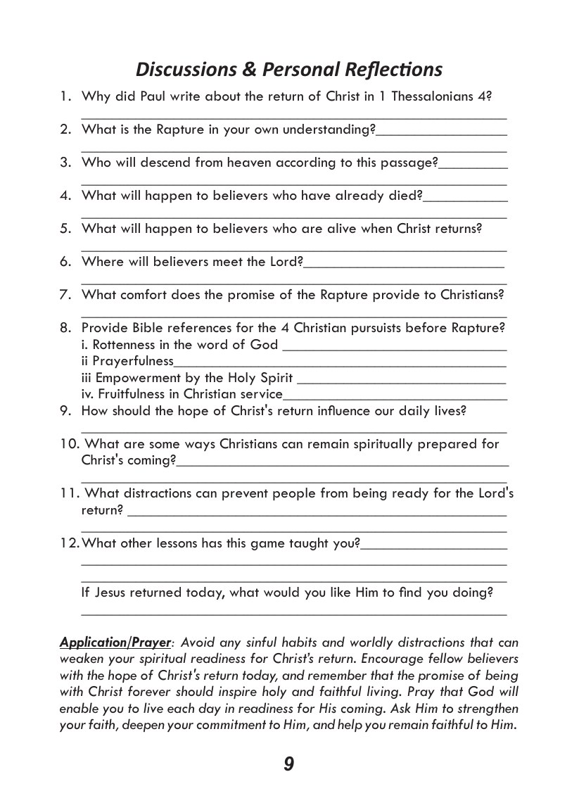 Christian Hope course, page 10 of 12